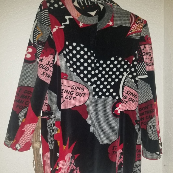 Vintage Comic Strip Blazer - Picture 2 of 2